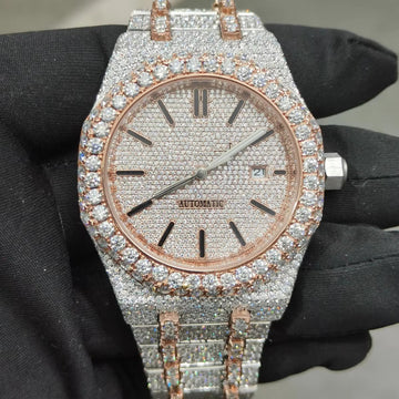 Luxury Moissanite Bust Down Watch – Retta Collection